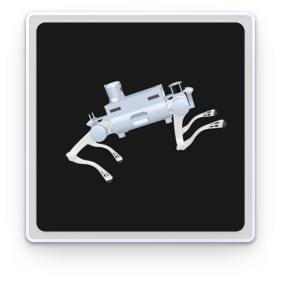 數(shù)字孿生UI展示：機器狗行走姿態(tài)3D模型與實時數(shù)據(jù)同步